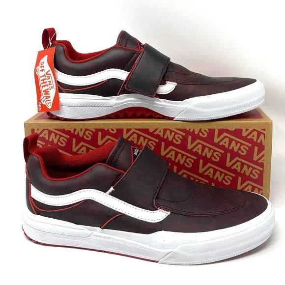 💖MEGA SALE💖VANS Women's VN0A4UW3REB Kyle Walker Pro Red Leather Skate Low - Picture 1 of 12